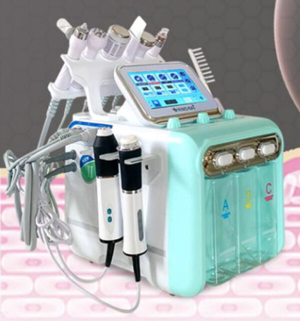 9 in 1 Hydro Facial Machine With Oxygen CO2 Bubble and High frequency