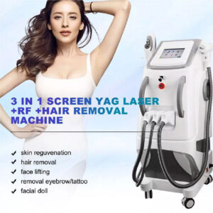 Vertical IPL machine+laser+RF