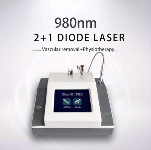 980nm 2 + 1 diode laser machine